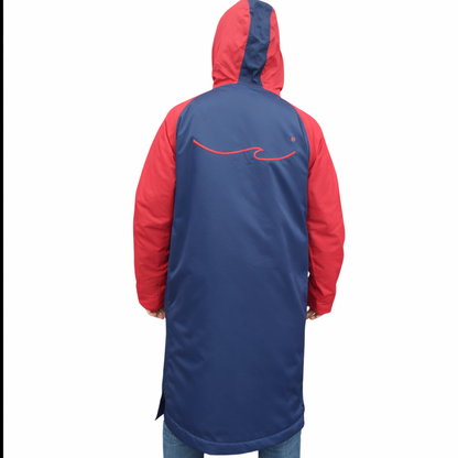 WALRUS SURFERCOAT LTD. Blå/Mørk rød